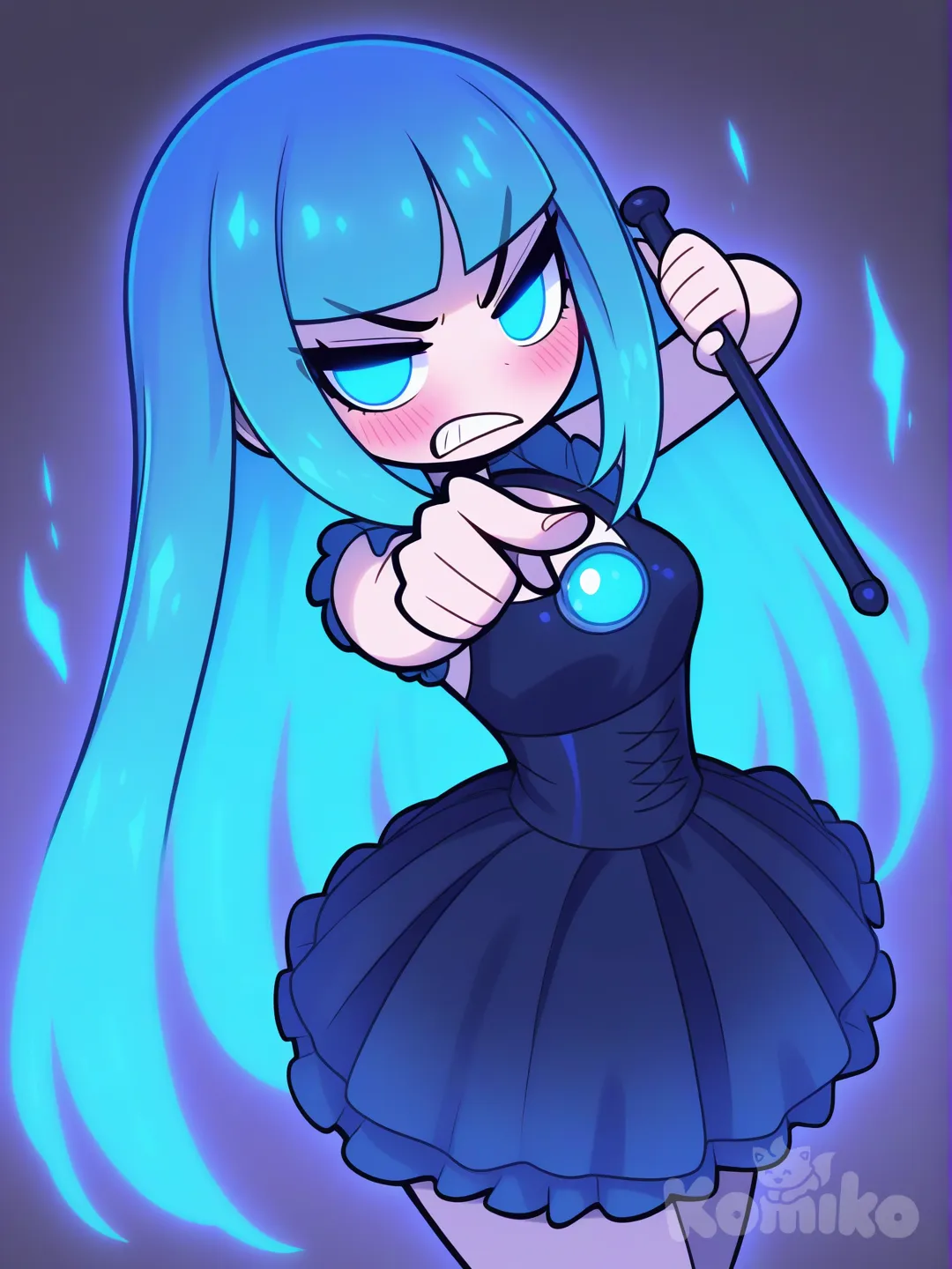 angry magical girl💙