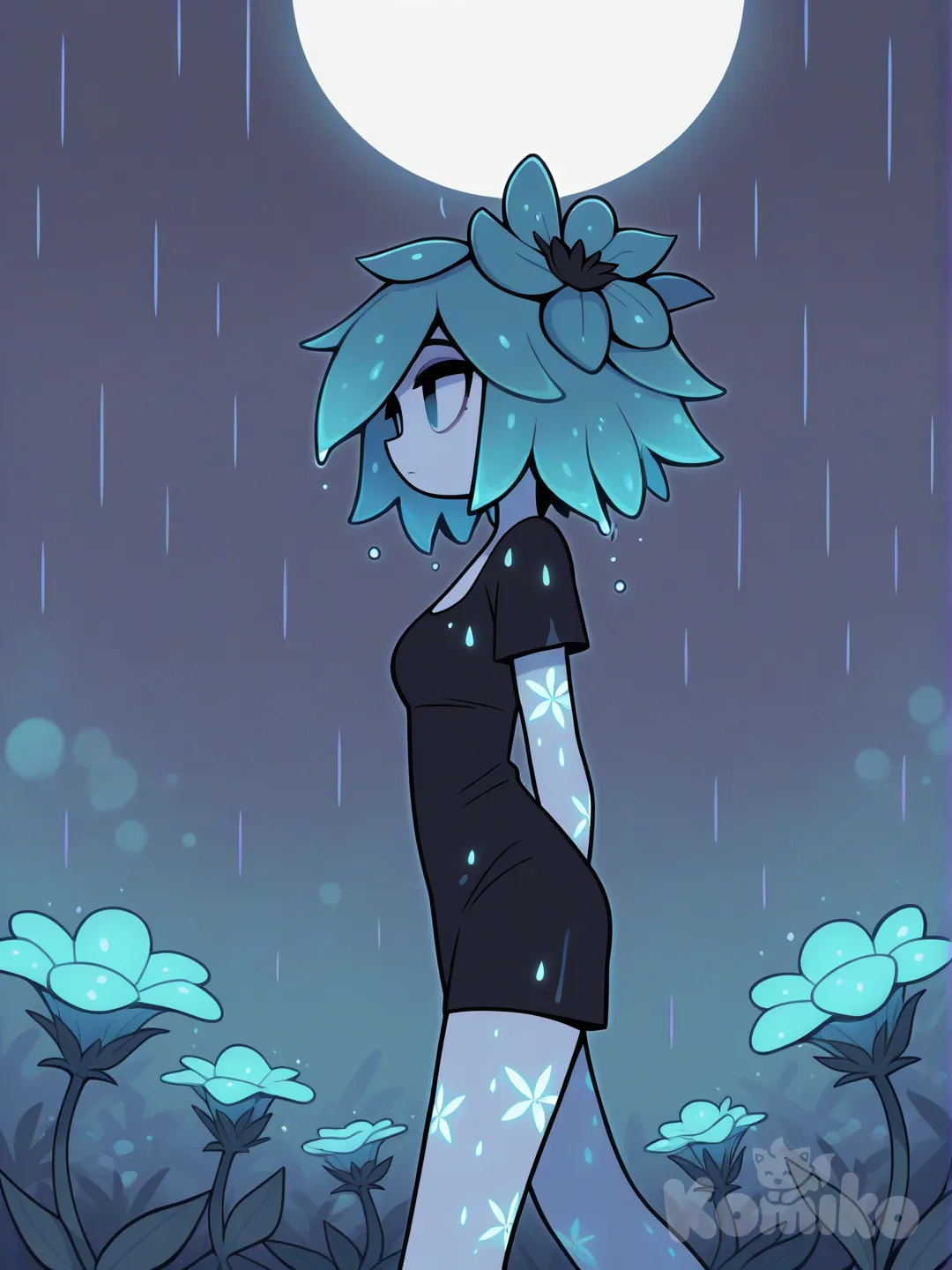 Moon Flower Girl