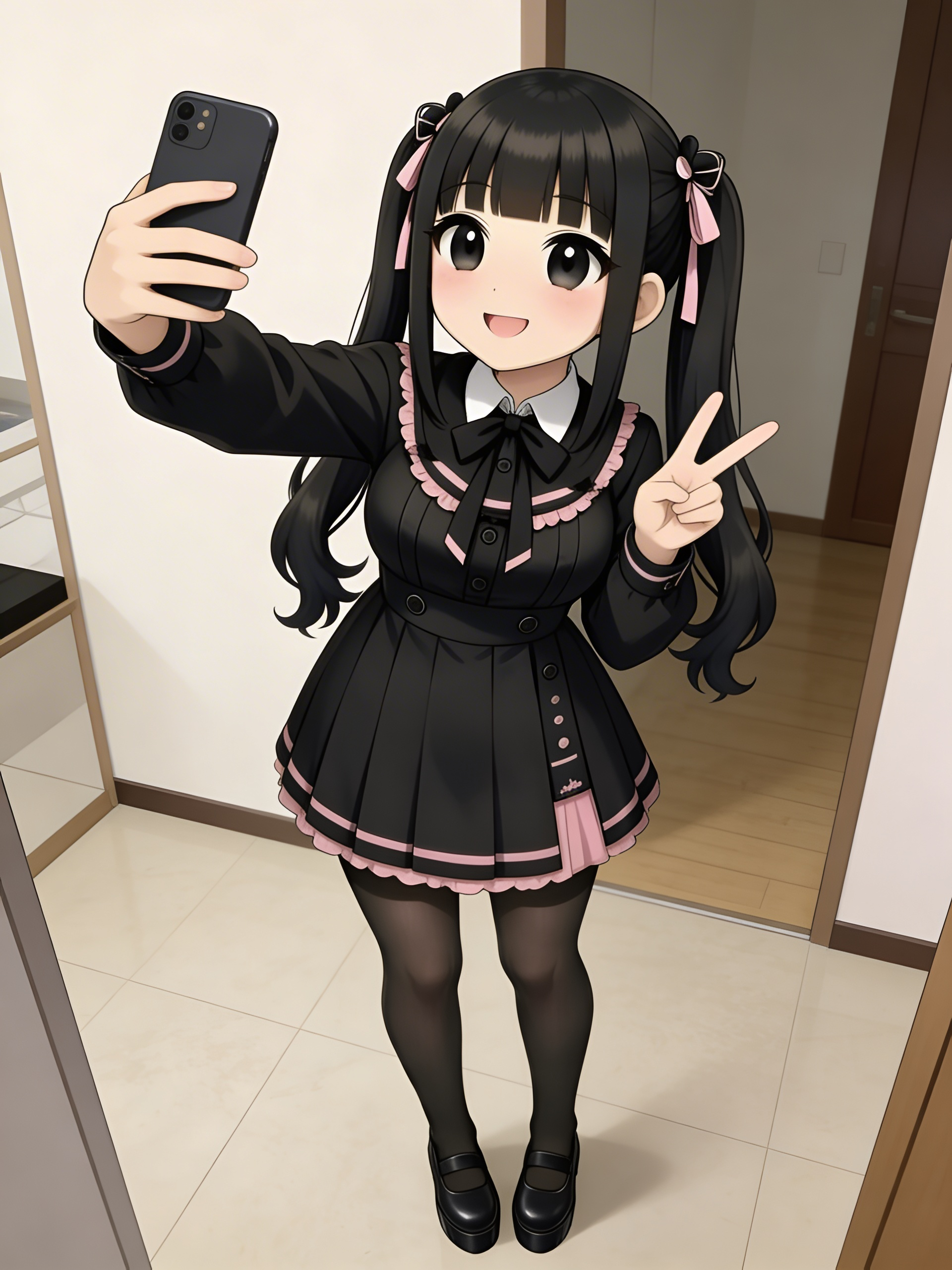 地雷(千夜)ちゃんの自撮り