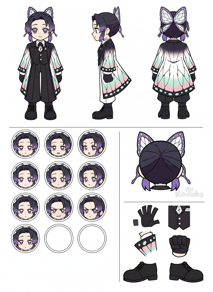 Shinobu character sheet