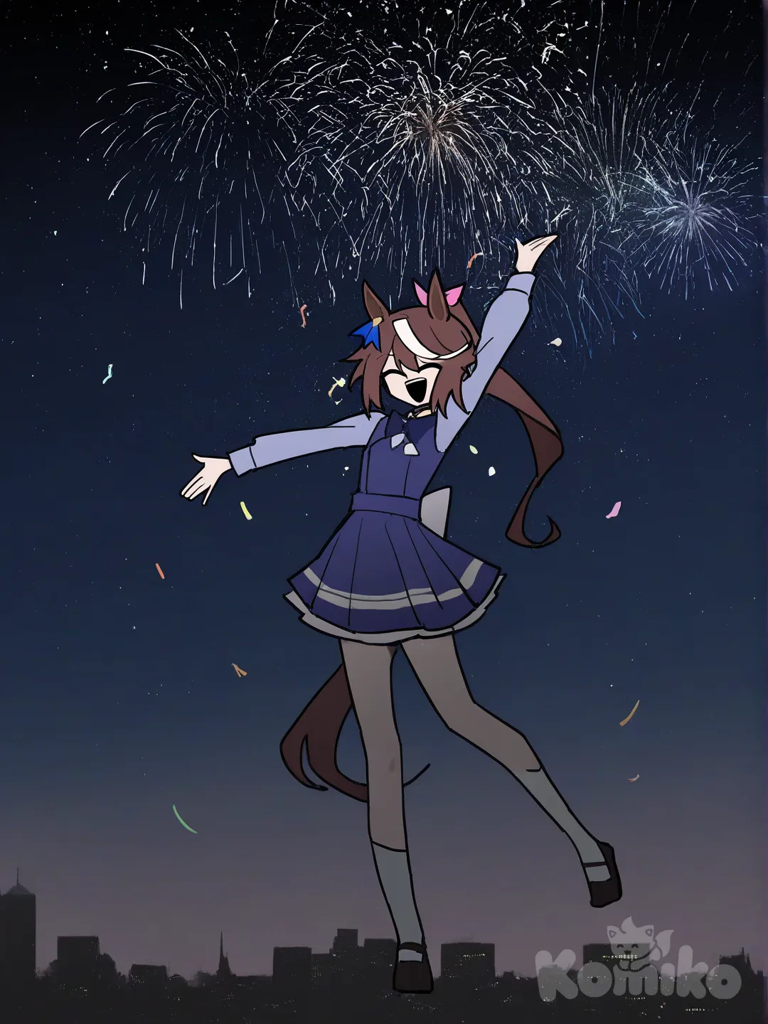 Tokai Teio wishes upon thee a happy new year!