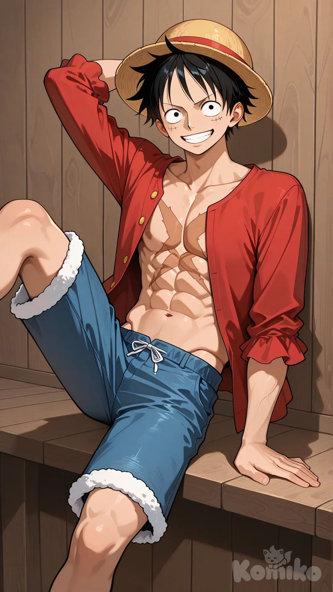 @Monkey_D._Luffy na forma borracha