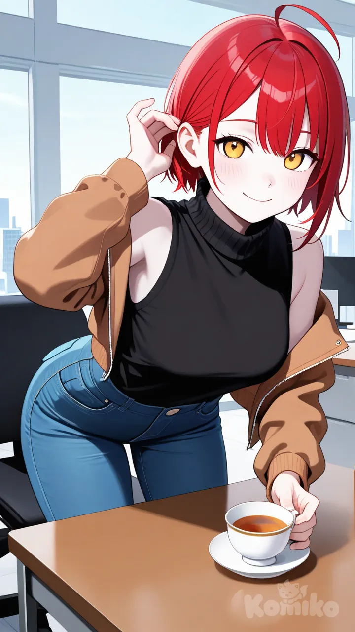 Why don't you take a break first, have some tea I made