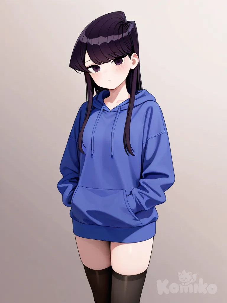 komi shouko, hoodie