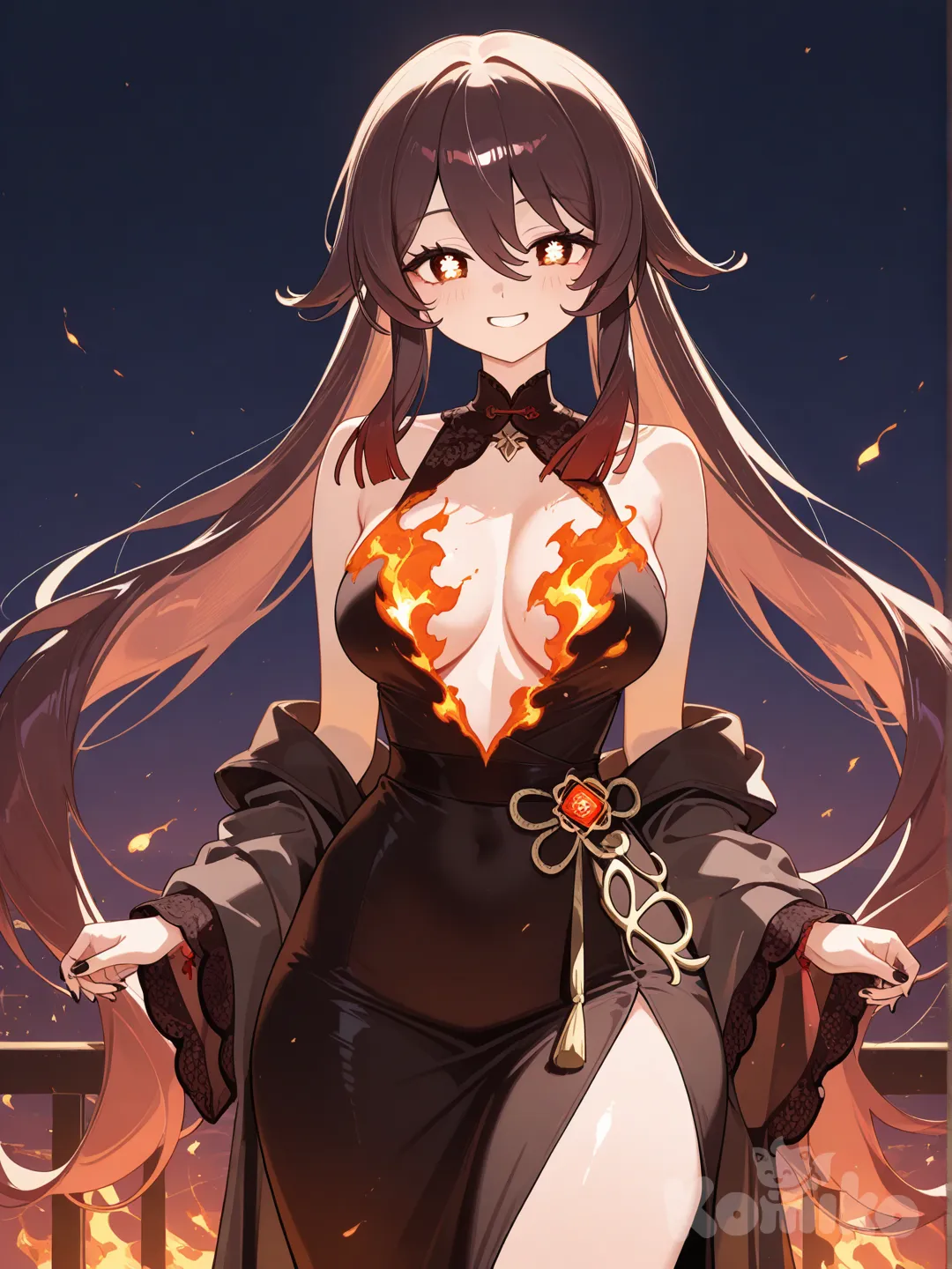 Hu Tao Noche en llamas