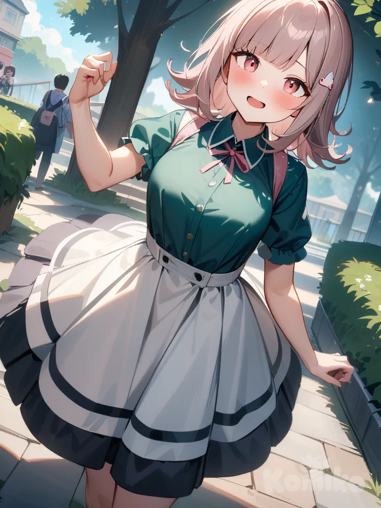 nanami chiaki, en un lindo paisaje