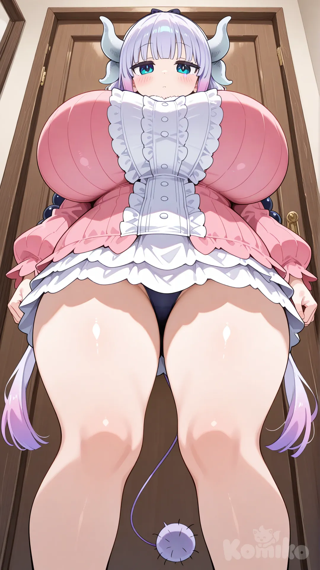 ngực to gấp 2 thấy chân trước cửa nhà, @Kanna_Kamui