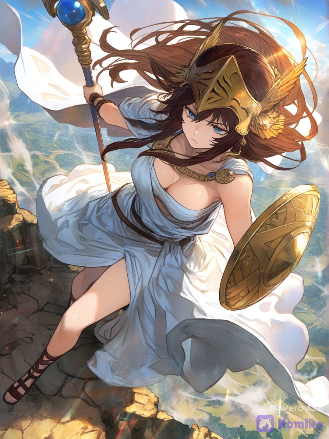 Athena, Ready for Battle 