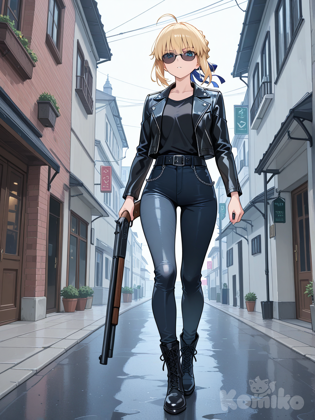 Artoria Pendragon (Saber) as The Terminator