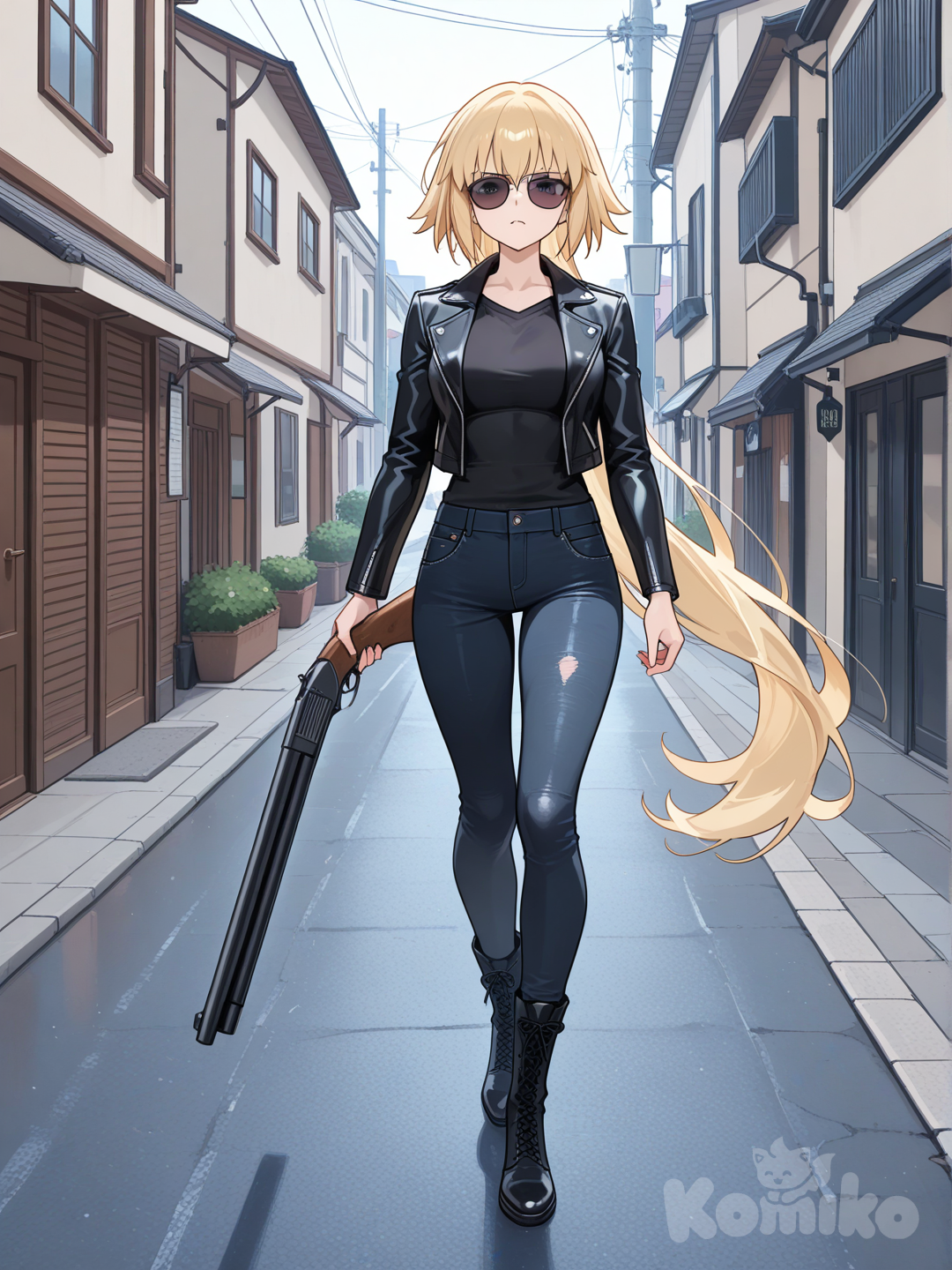 Jeanne D'arc as The Terminator 