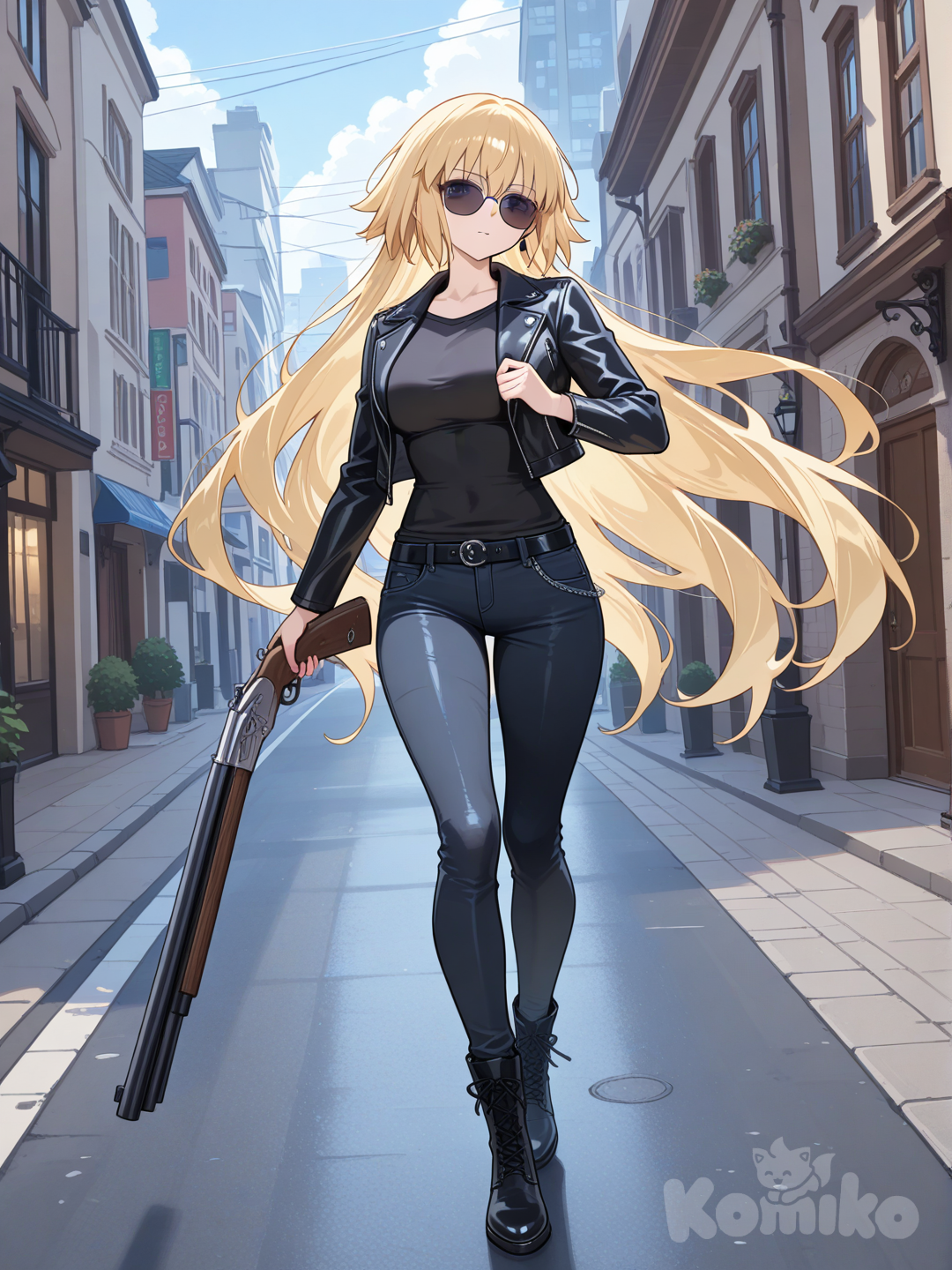 Jeanne D'arc as The Terminator 02