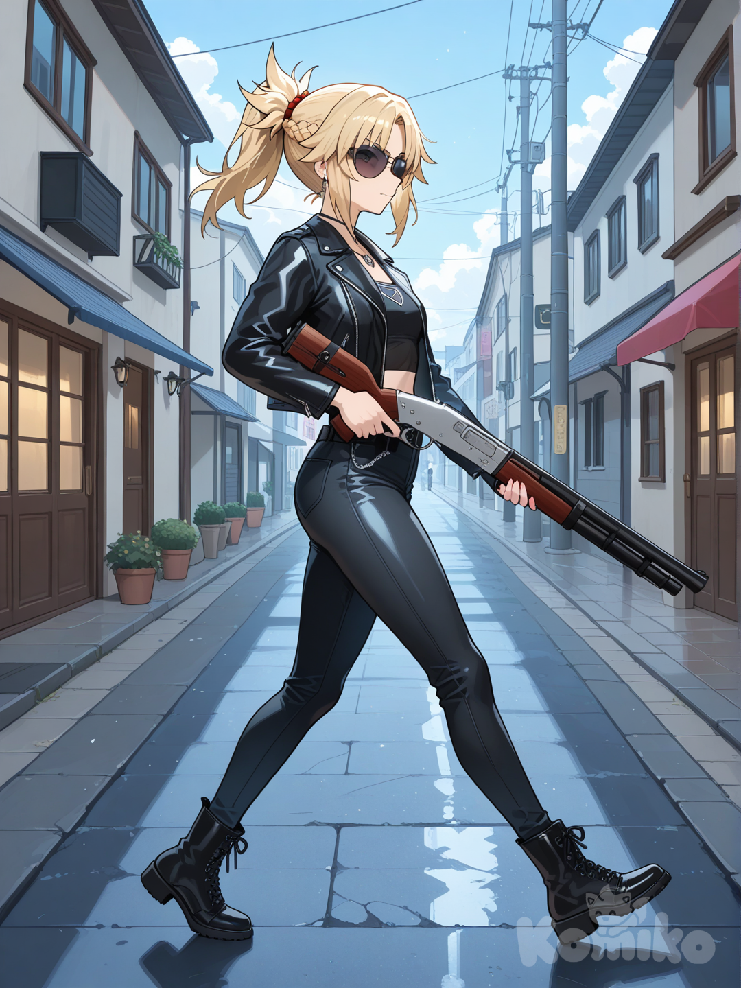 Mordred as The Terminator 