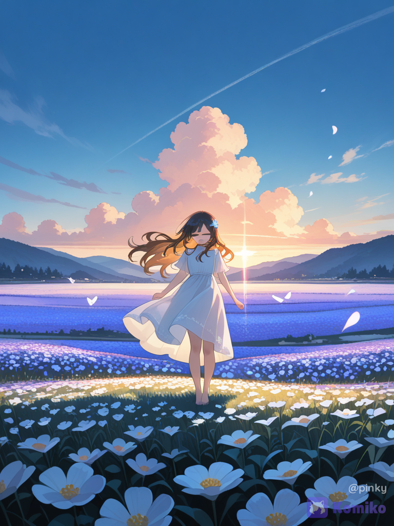 I want a scenario filled with love and beauty And nature