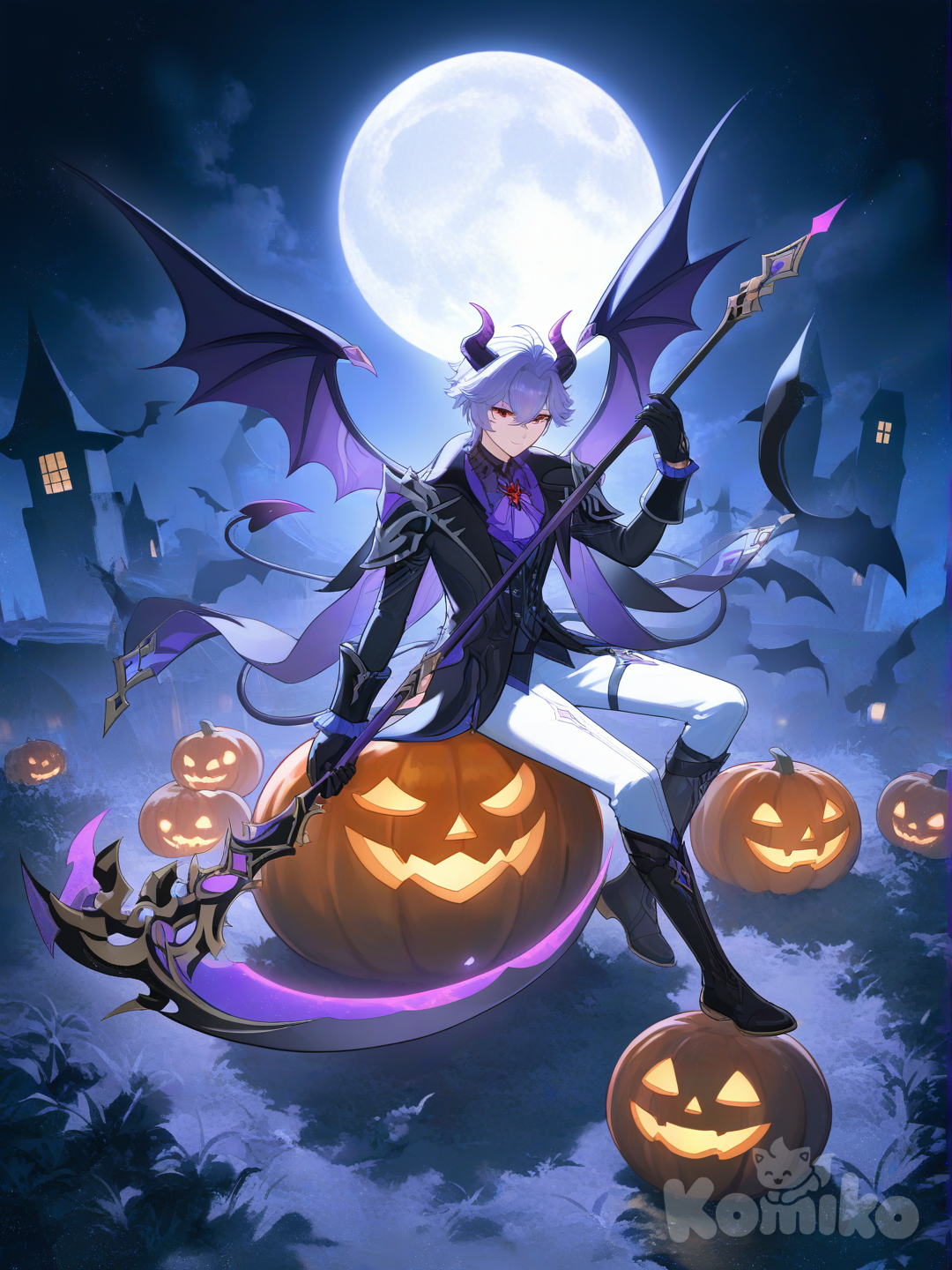 @Durin, [moody-glow-style] Halloween angel de la muerte