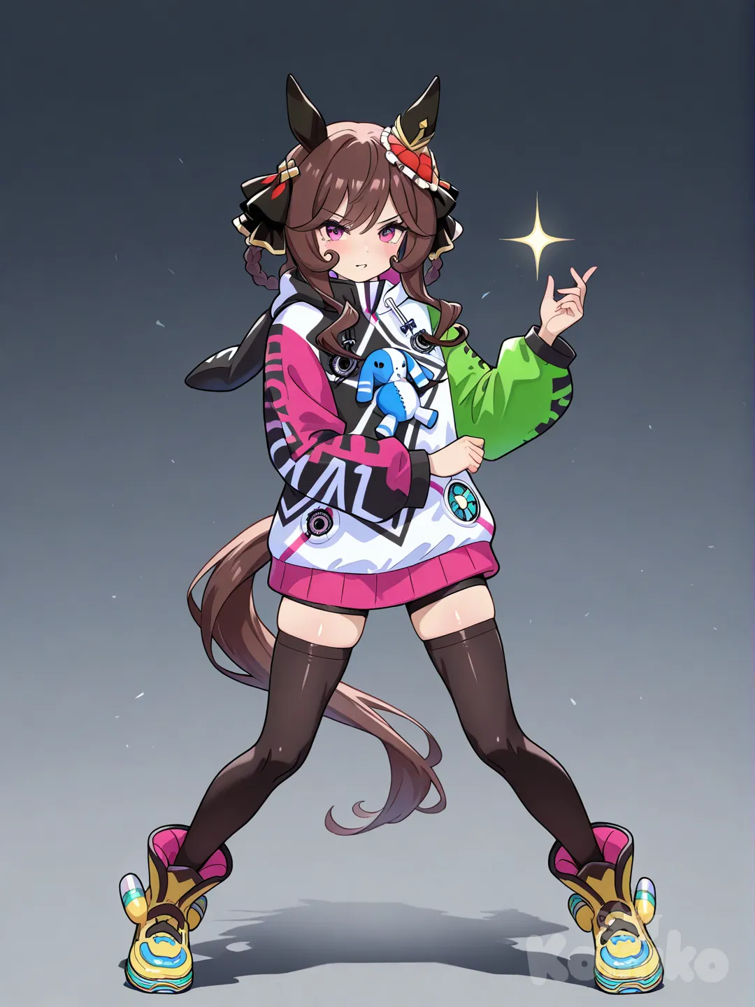 gentildonna (umamusume), twin turbo (umamusume) cosplay, twin turbo (umamusume) outfit
