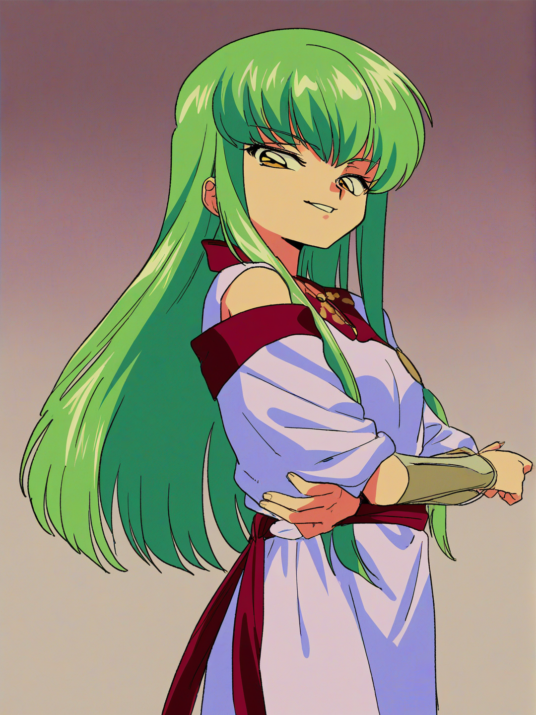 [90s-shojo-style], c.c., smirk