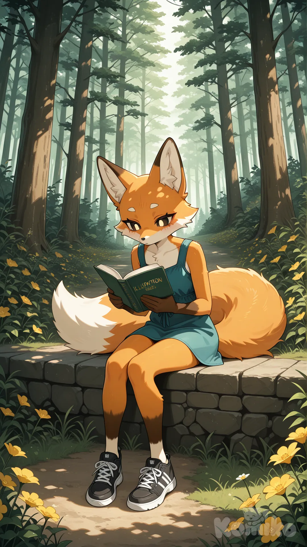 Girl fox