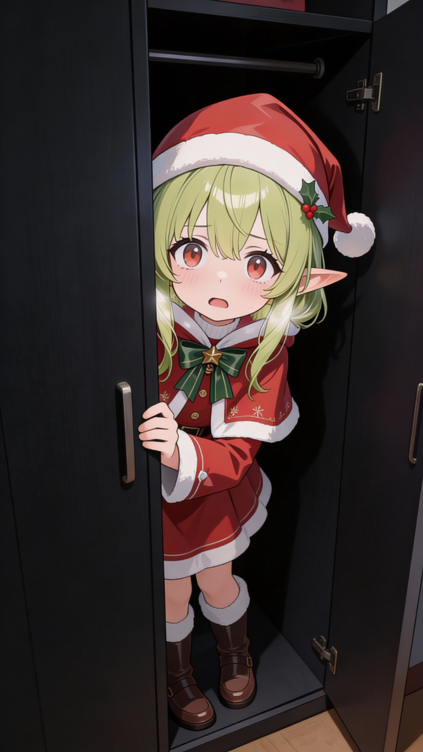 Christmas can't end if I hide.