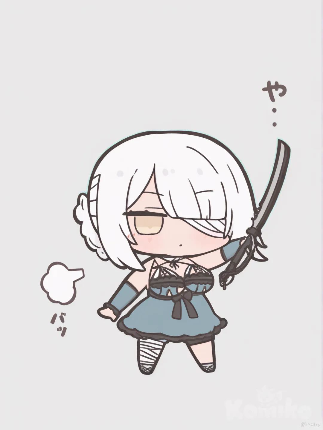 @Kaine_(Nier), jpg , [pastel-chibi-style]