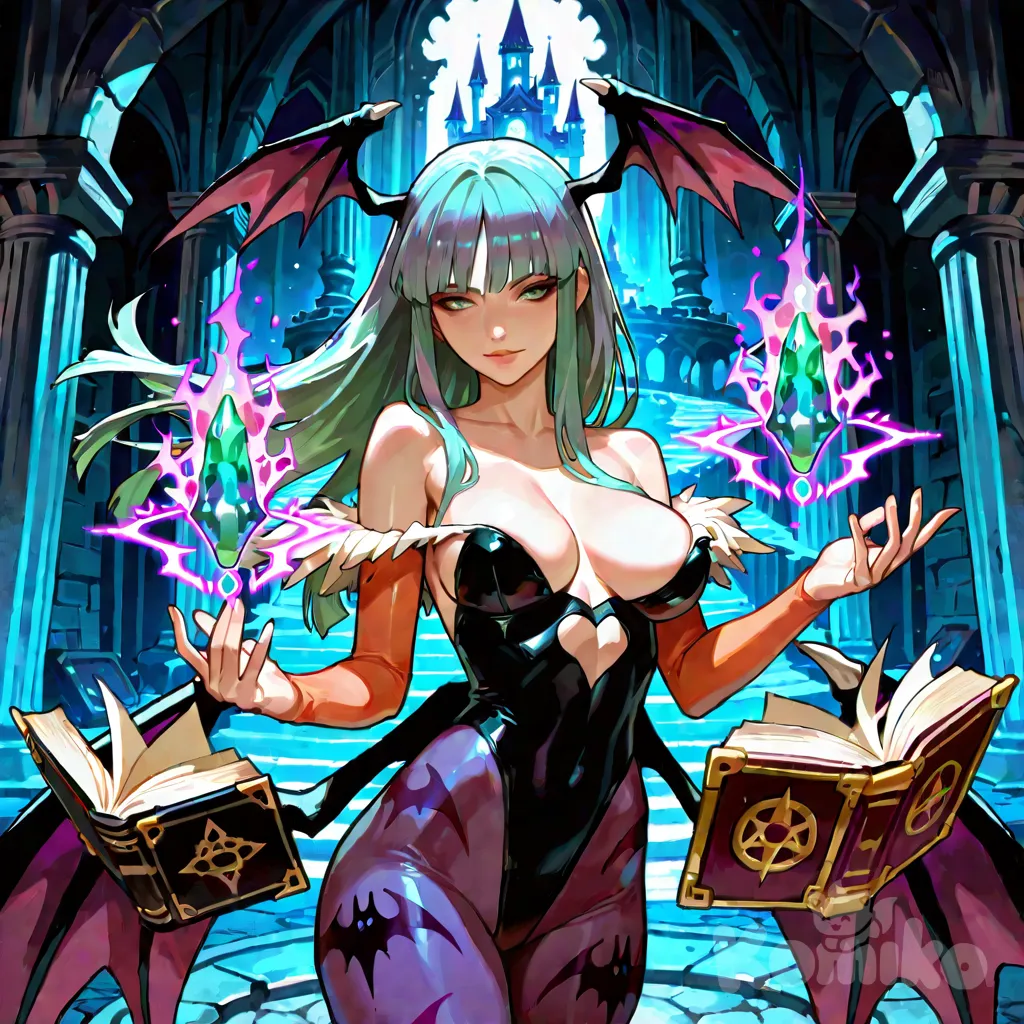 Morrigan en su torre 