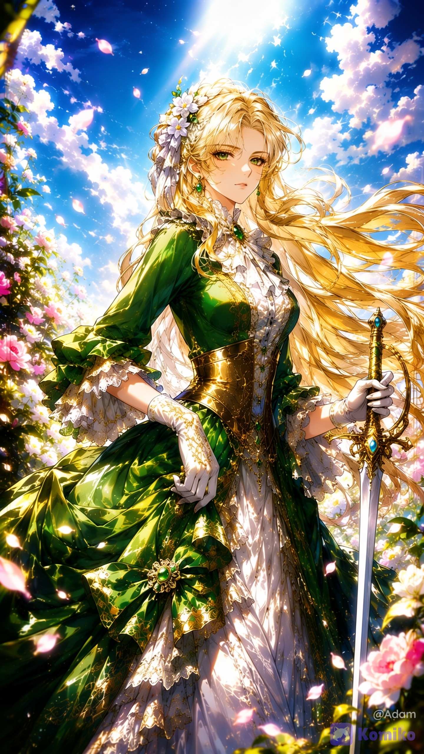 illustration, vibrant color