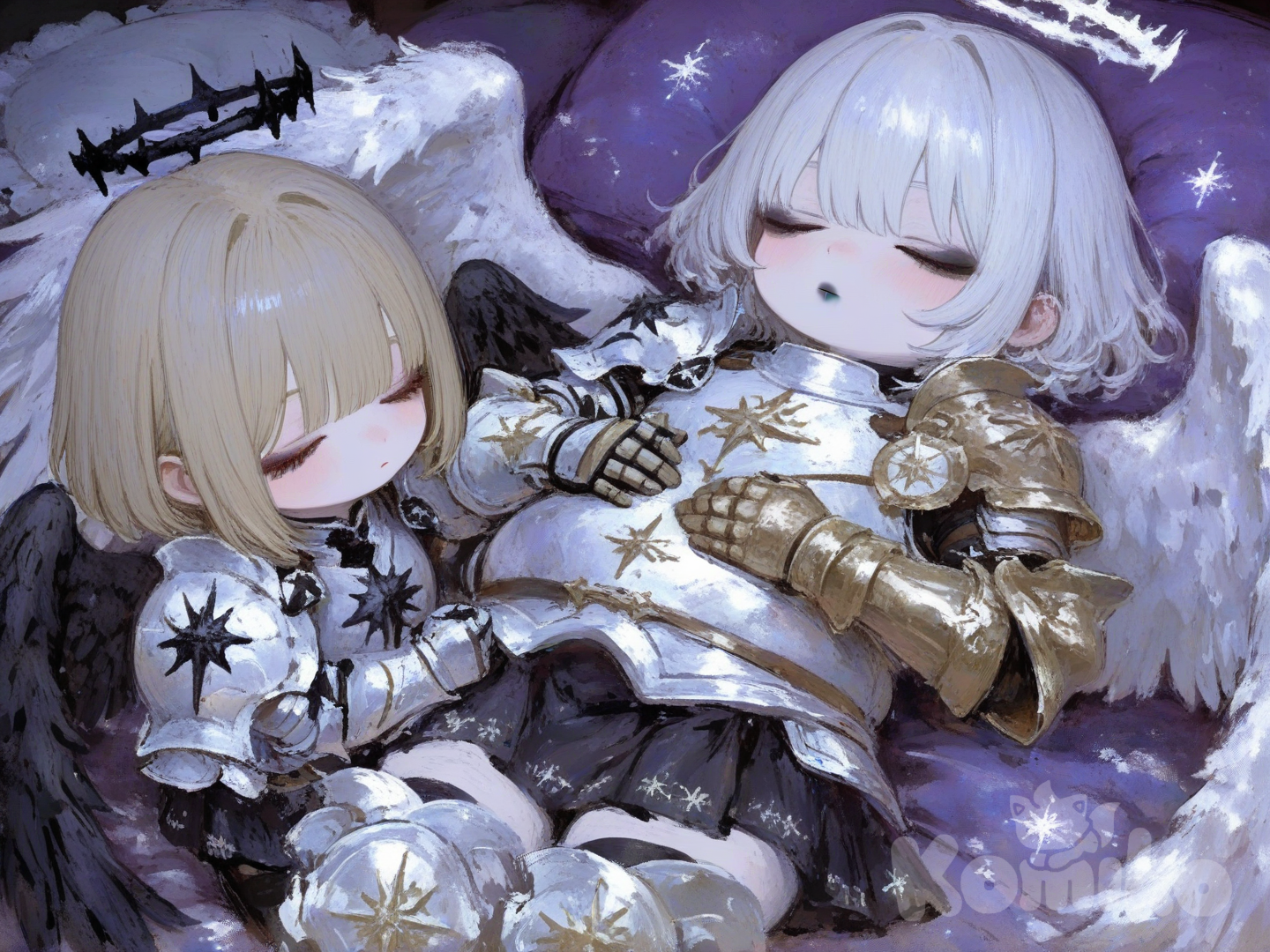 Angels on time out.... 