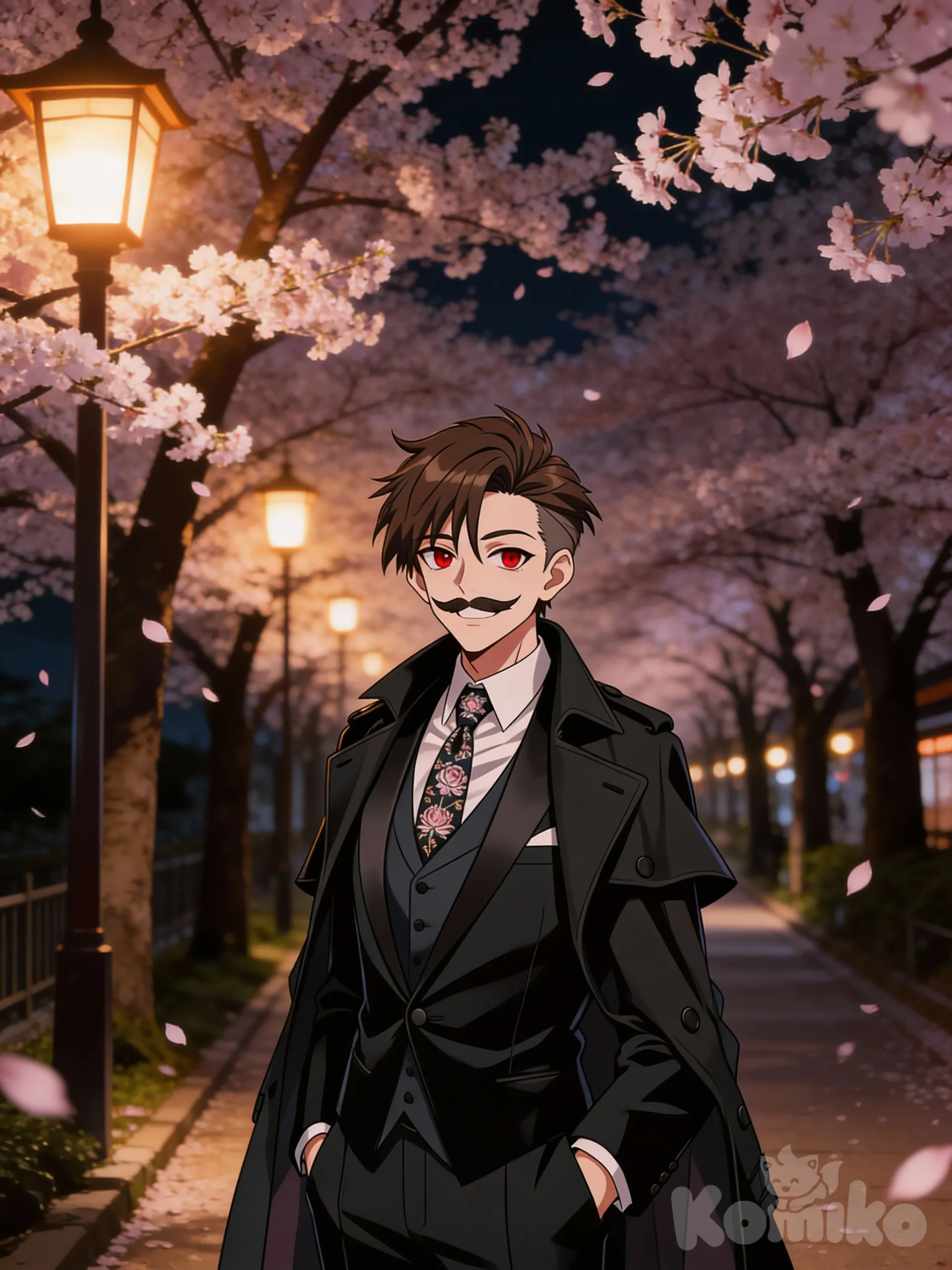 Me with beautiful cherry blosoom 🪷