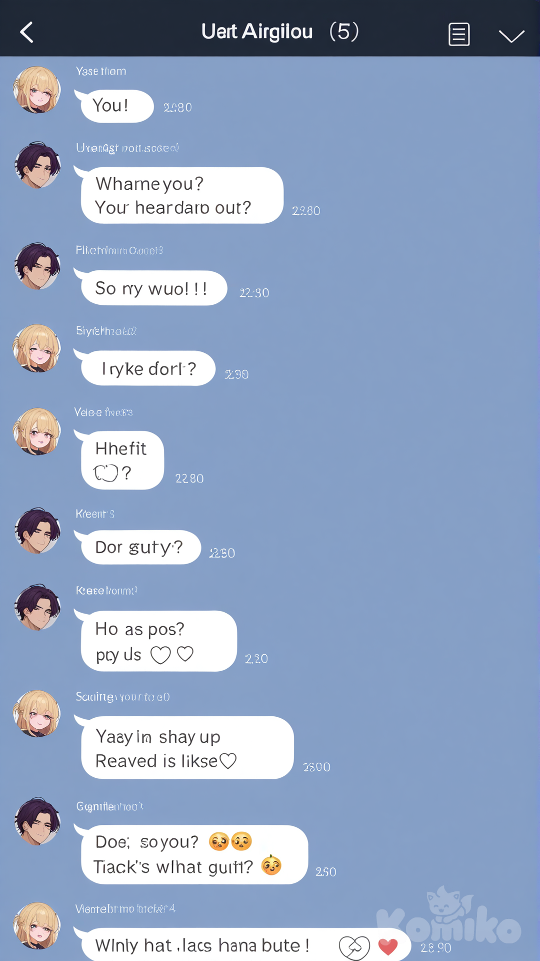 Strange conversation.