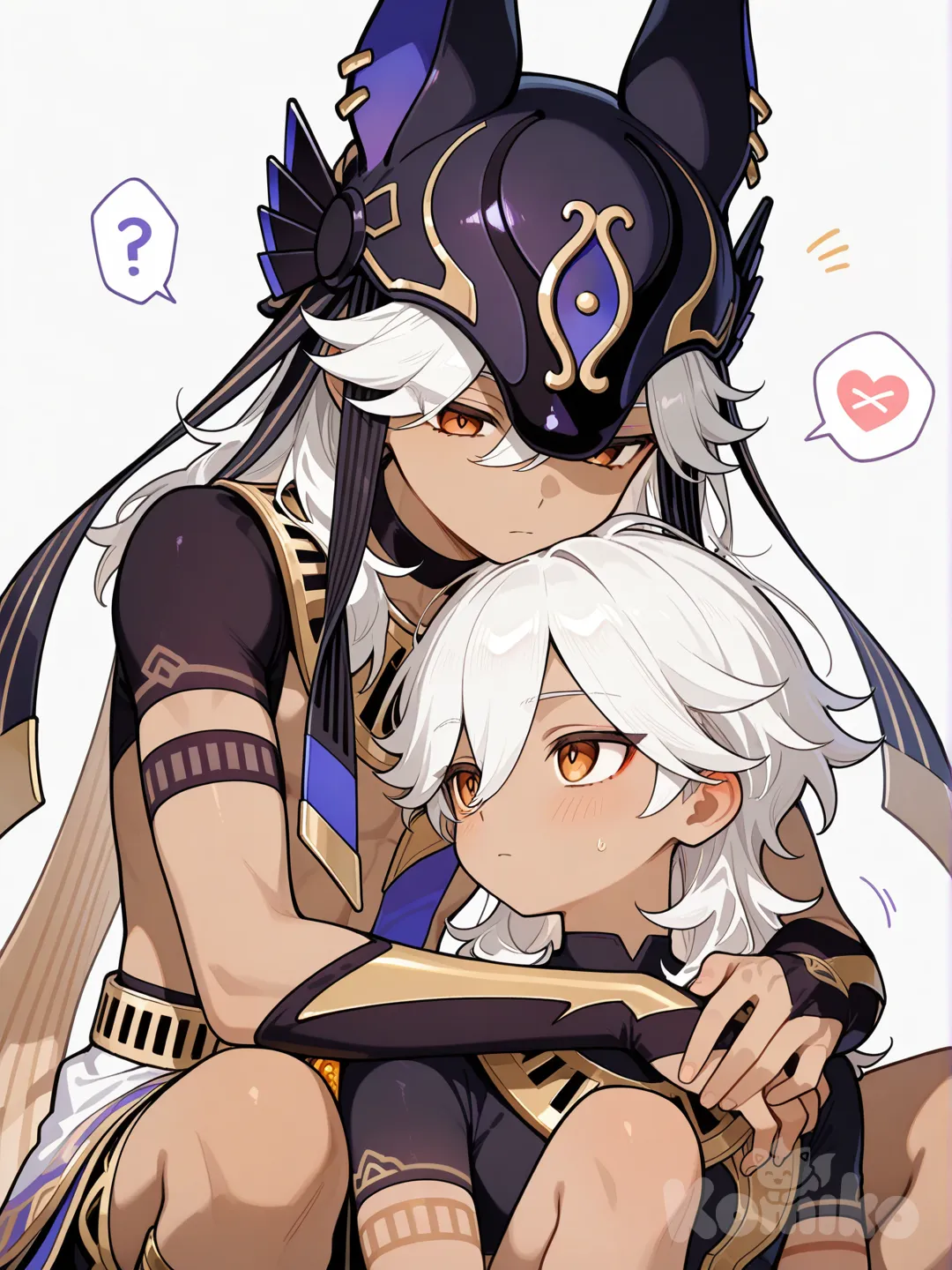 2boys, @Cyno_(Genshin_Impact)