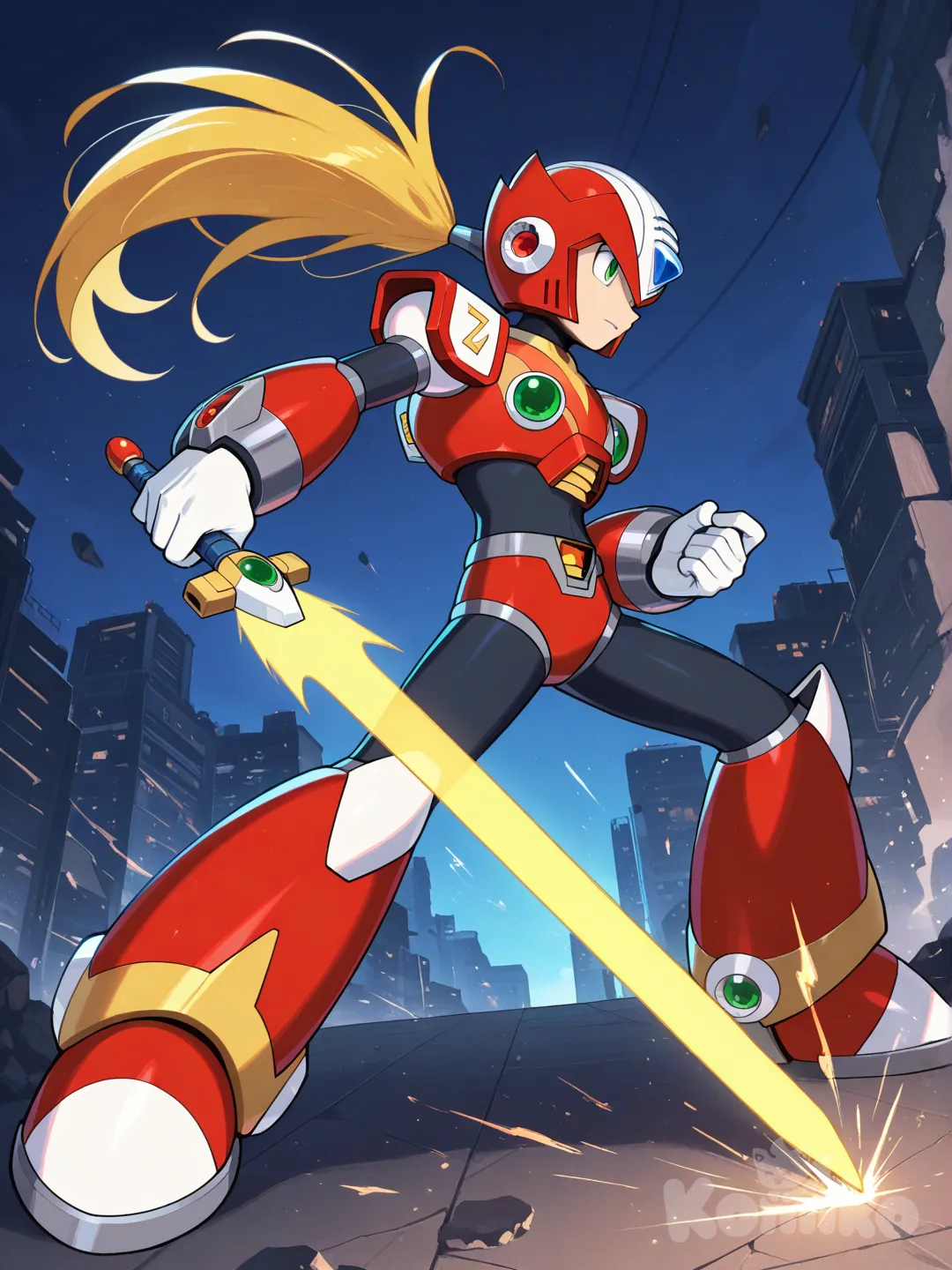 Zero in Mega Man X