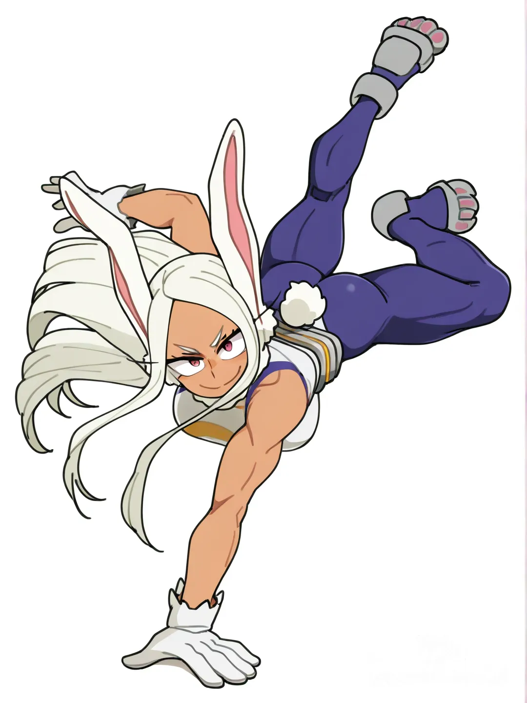 Mha, Mirko, complete body, [clean-lines-style]