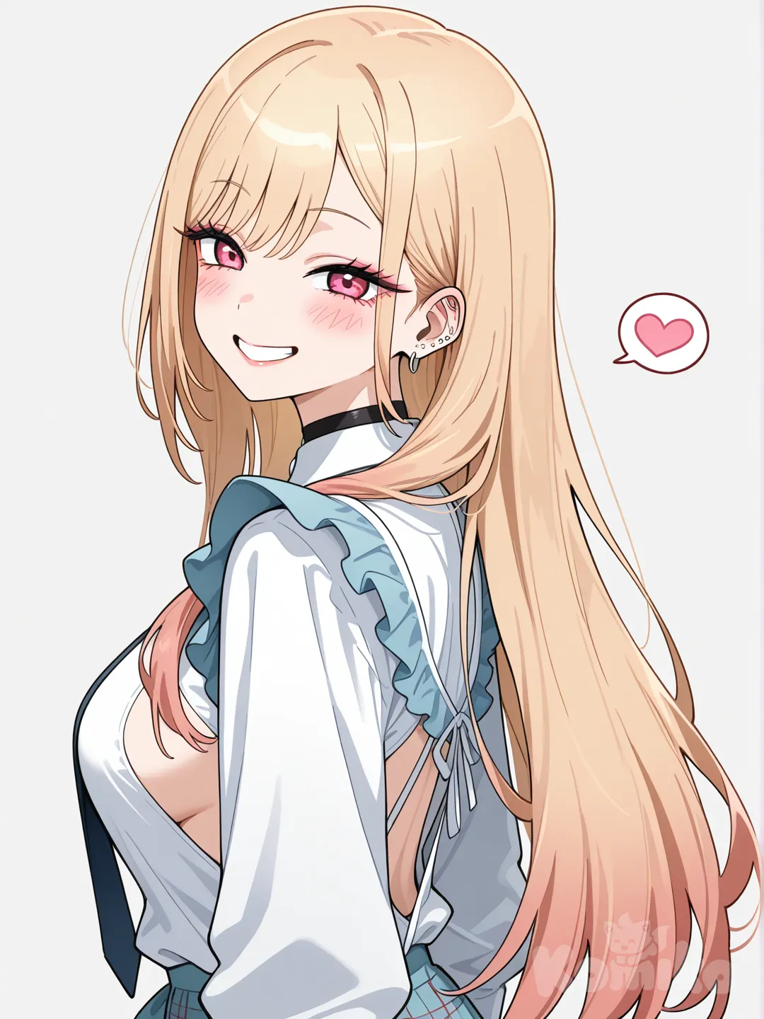 kitagawa marin, sideless outfit