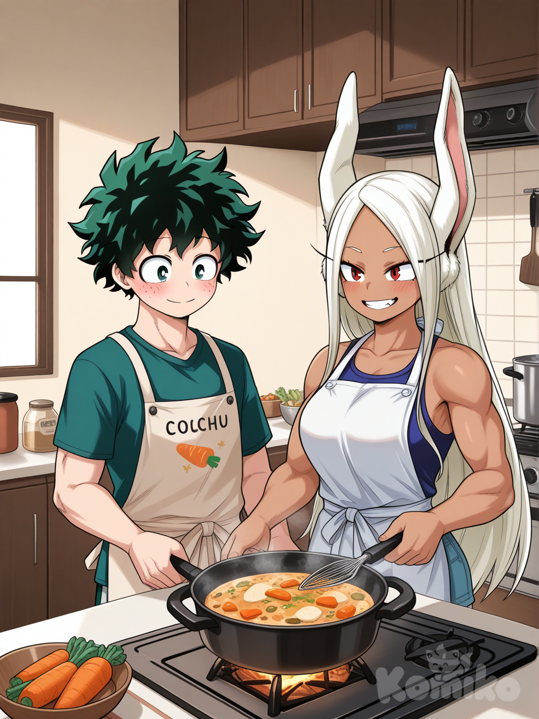 Nothing like a couple date with their cooking together
