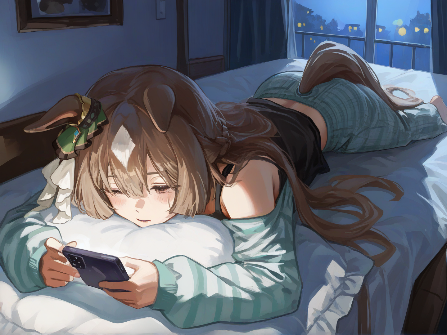 Staying Up Late. {Satono Diamond}