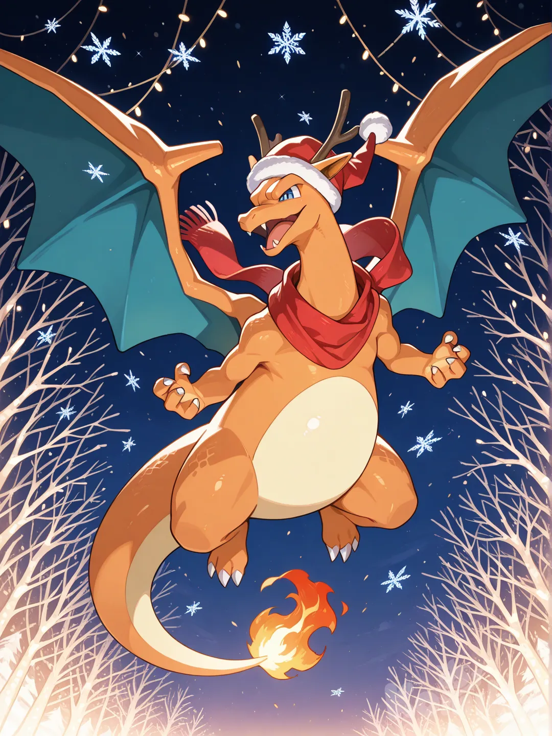 Charizard Navideño