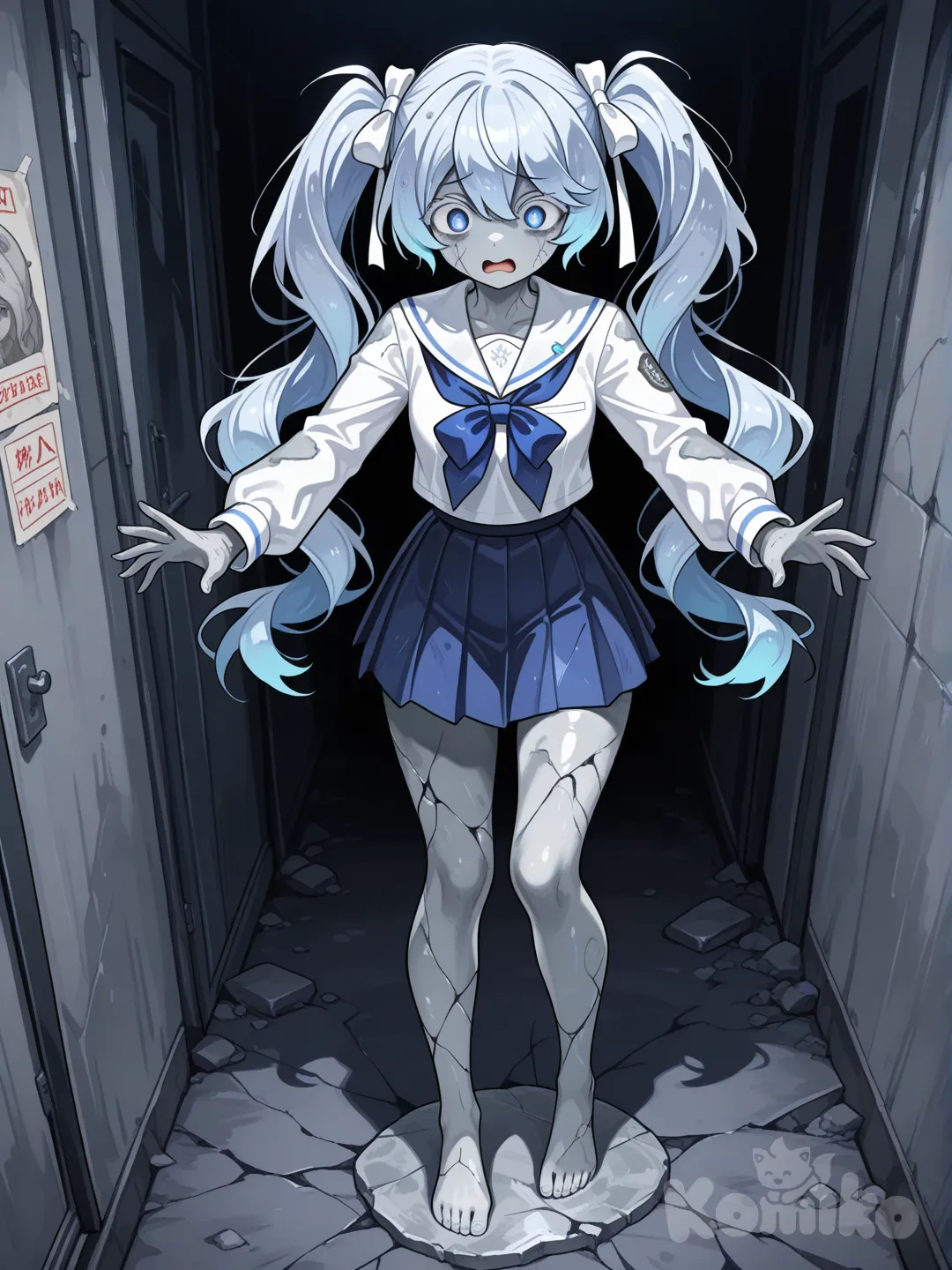 @25-Ji_Miku遭到詛咒而石化