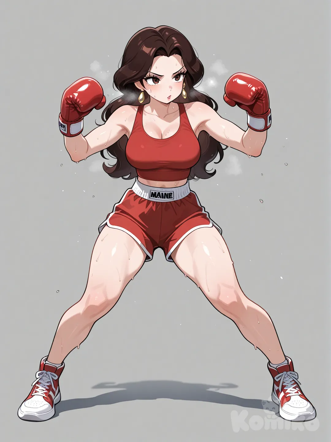 pauline (mario), full body, boxing