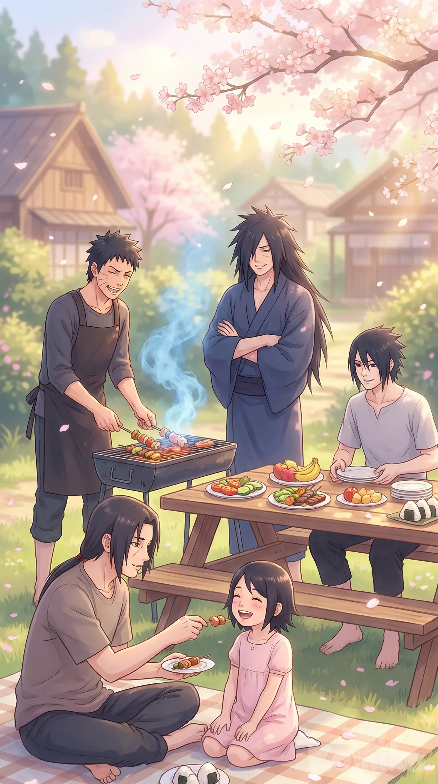Uchiha's barbecue moment