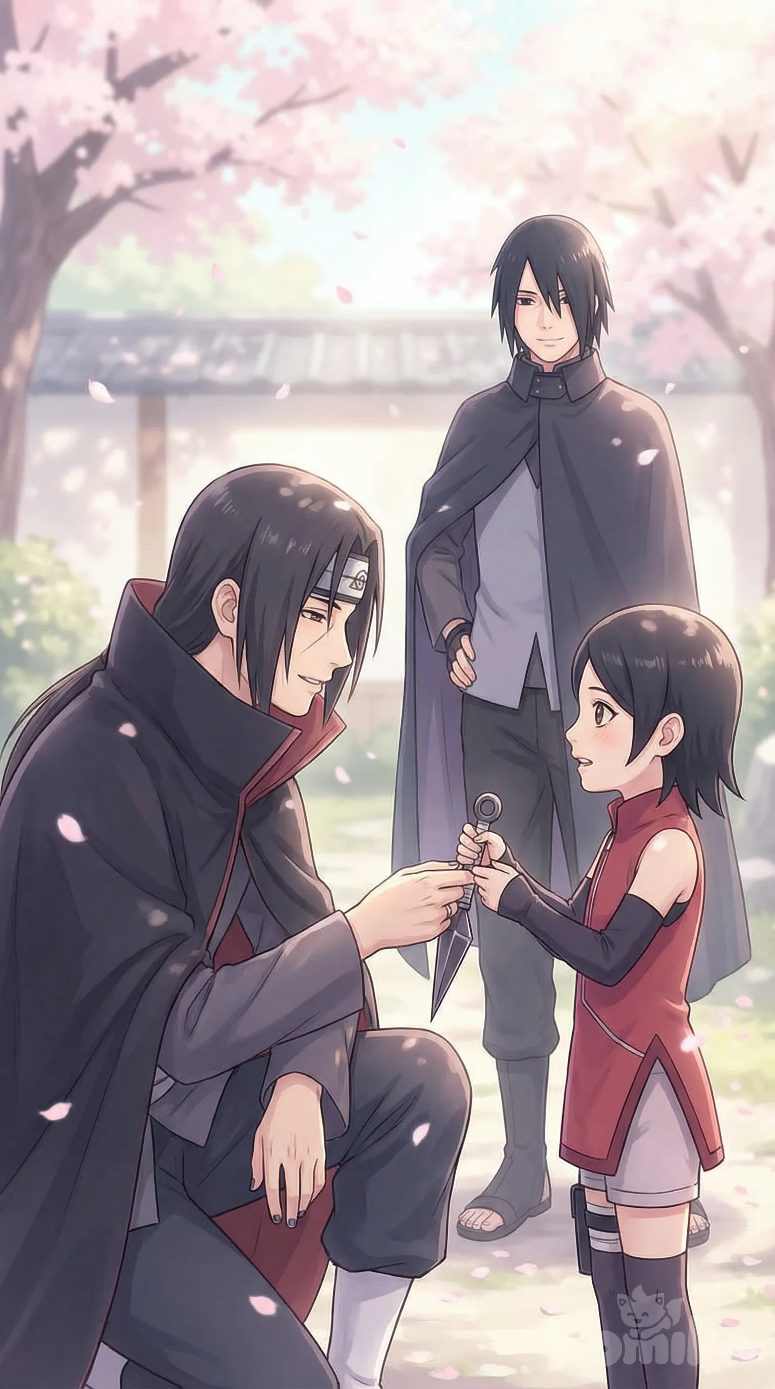 Itachi, sarada and Sasuke