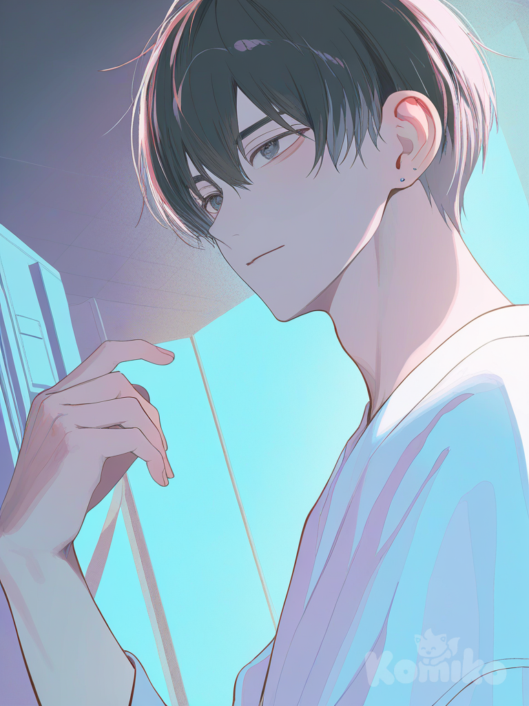 1boy, [soft-pastel-style]