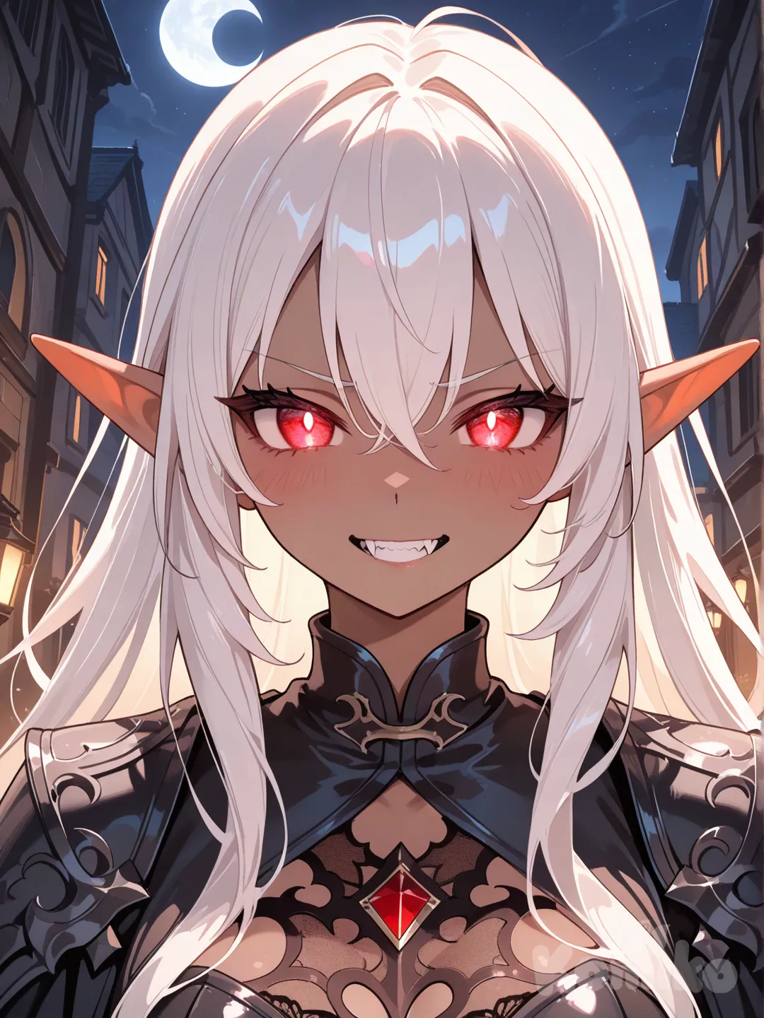 dark elf, random pose, random location