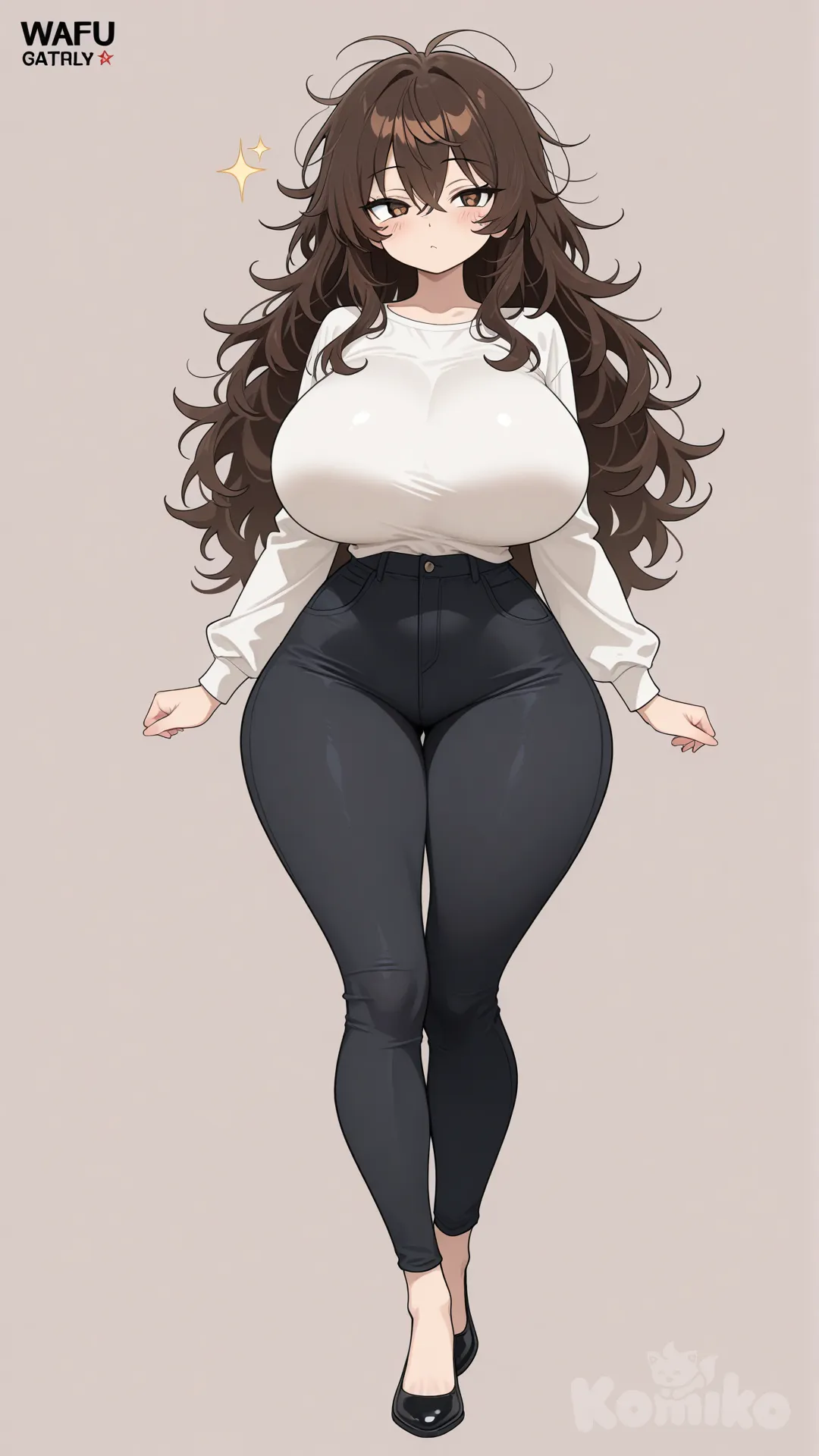 Mia is ready for her interview!