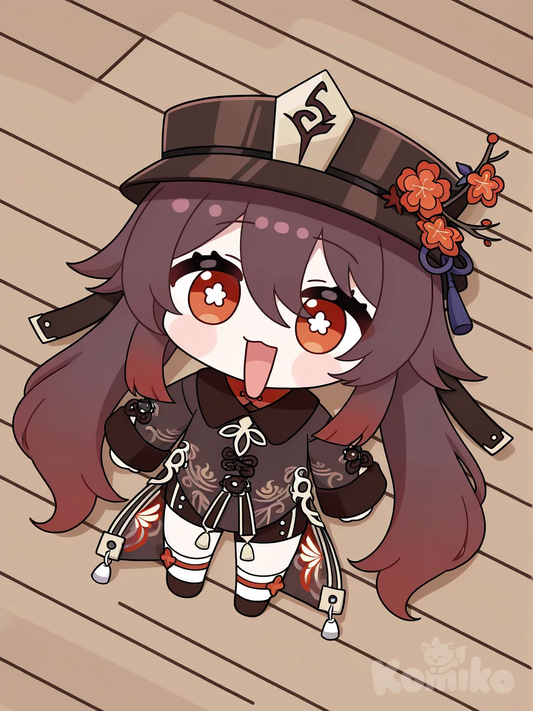 [uplook-style], Hu Tao (Genshin Impact)