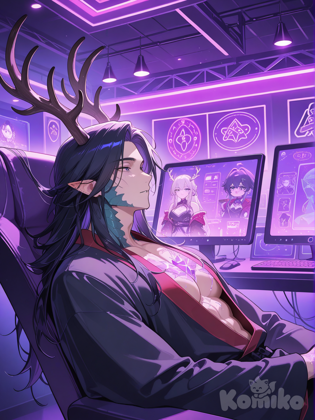 A god in a cyber world