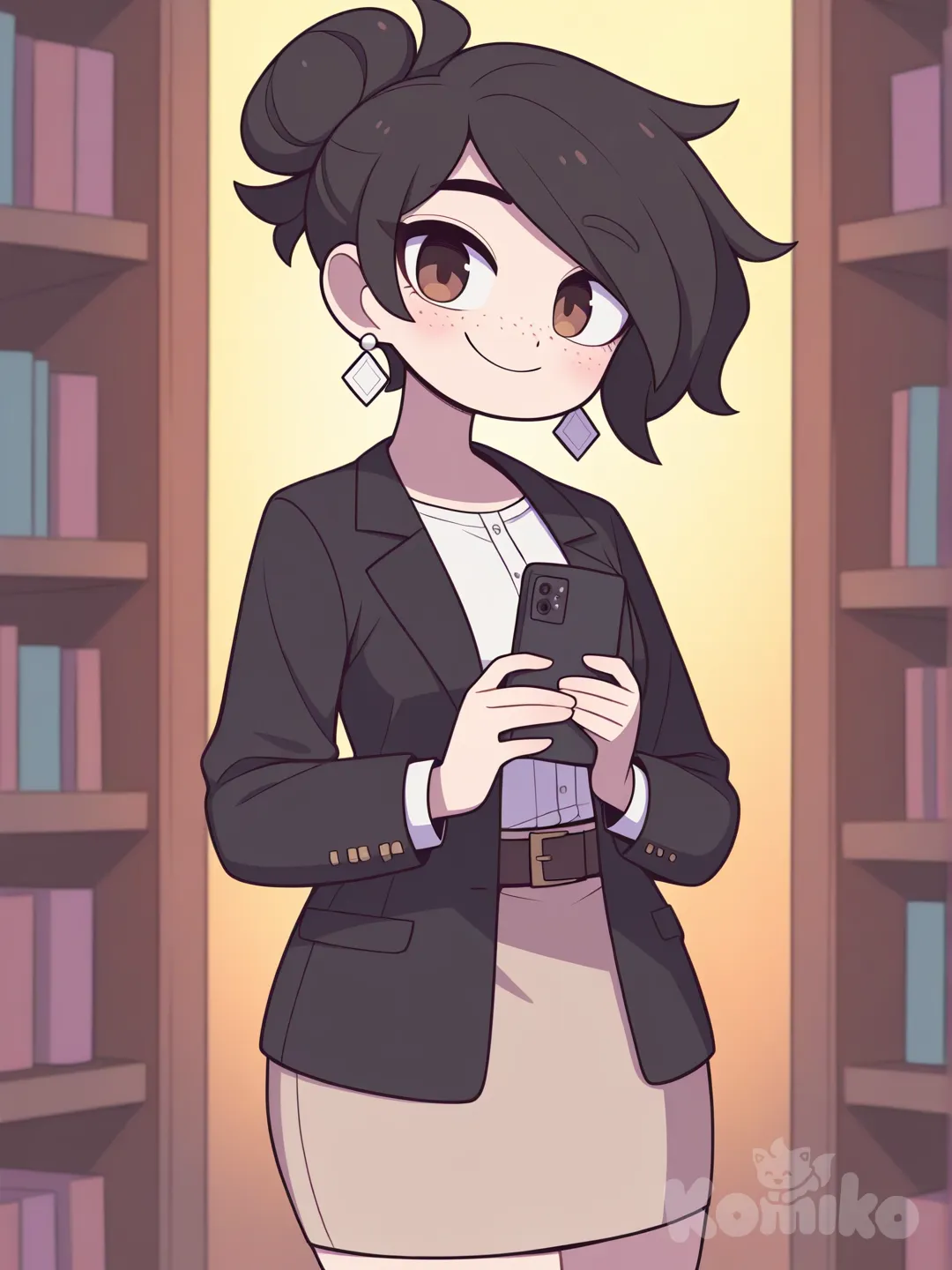 Soleil in library