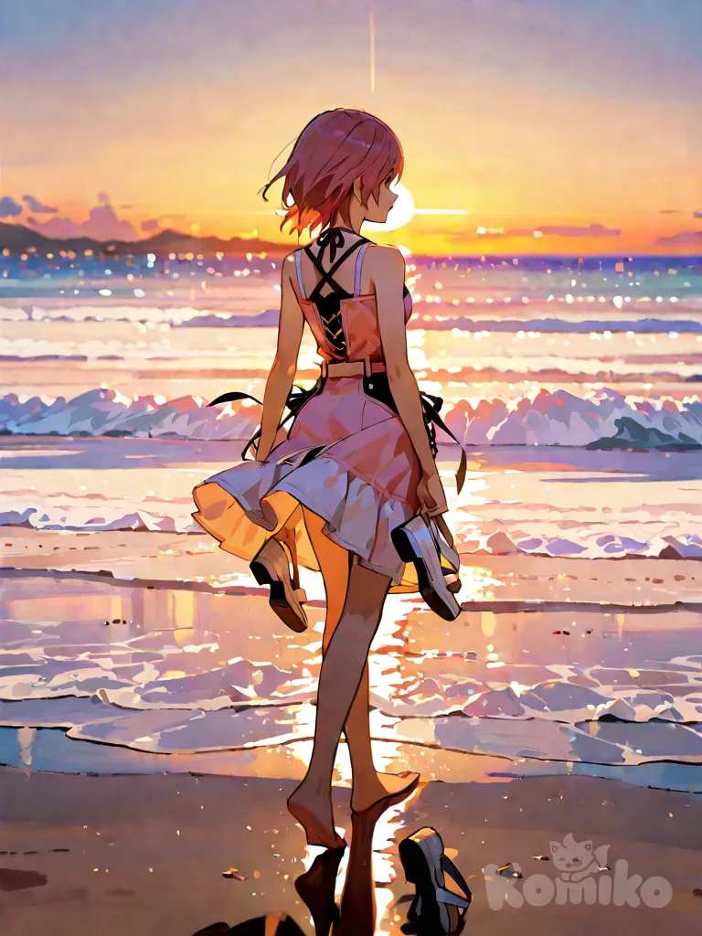 Sunset on A Beach