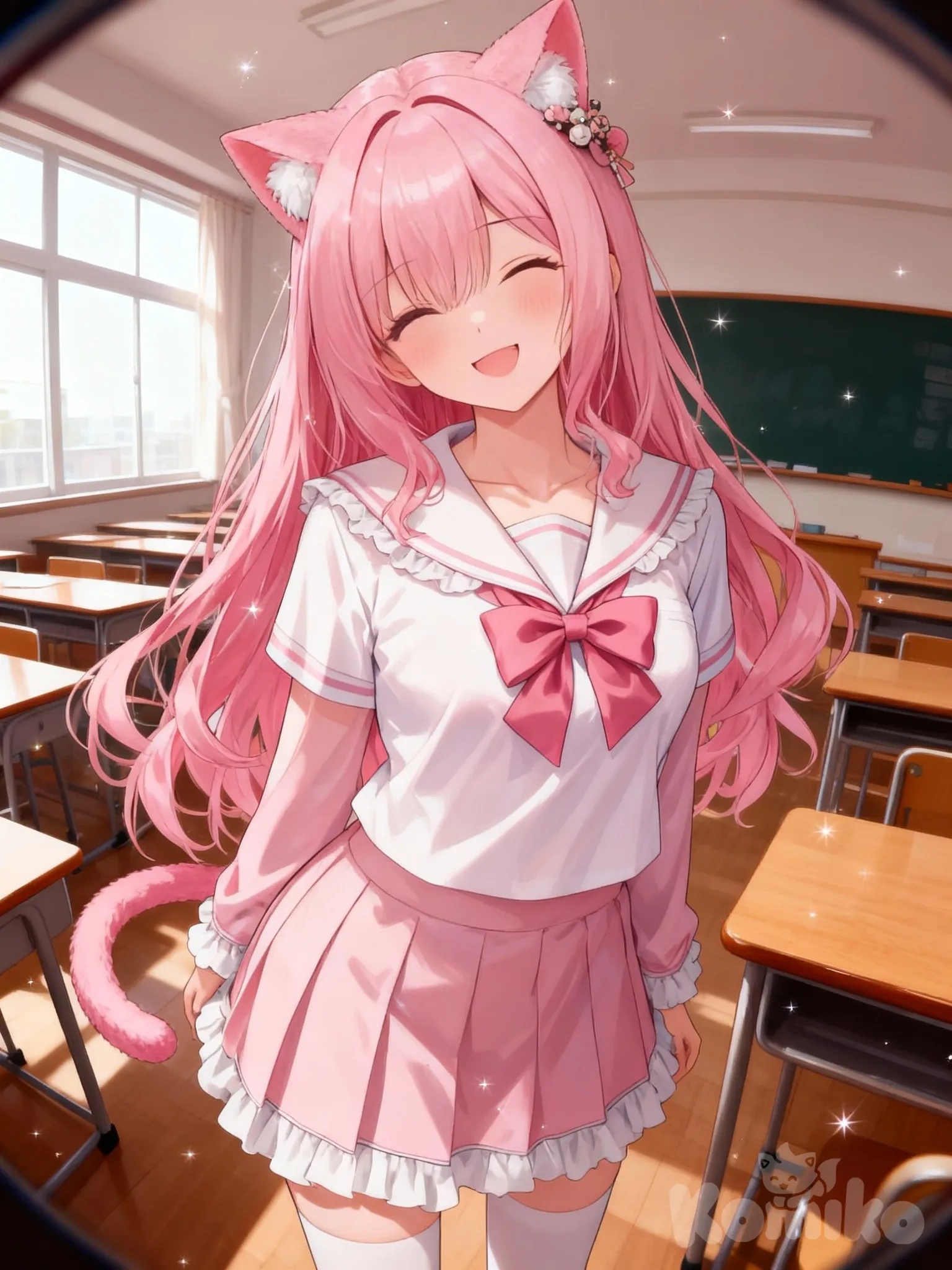 meow meow at school!!!~~