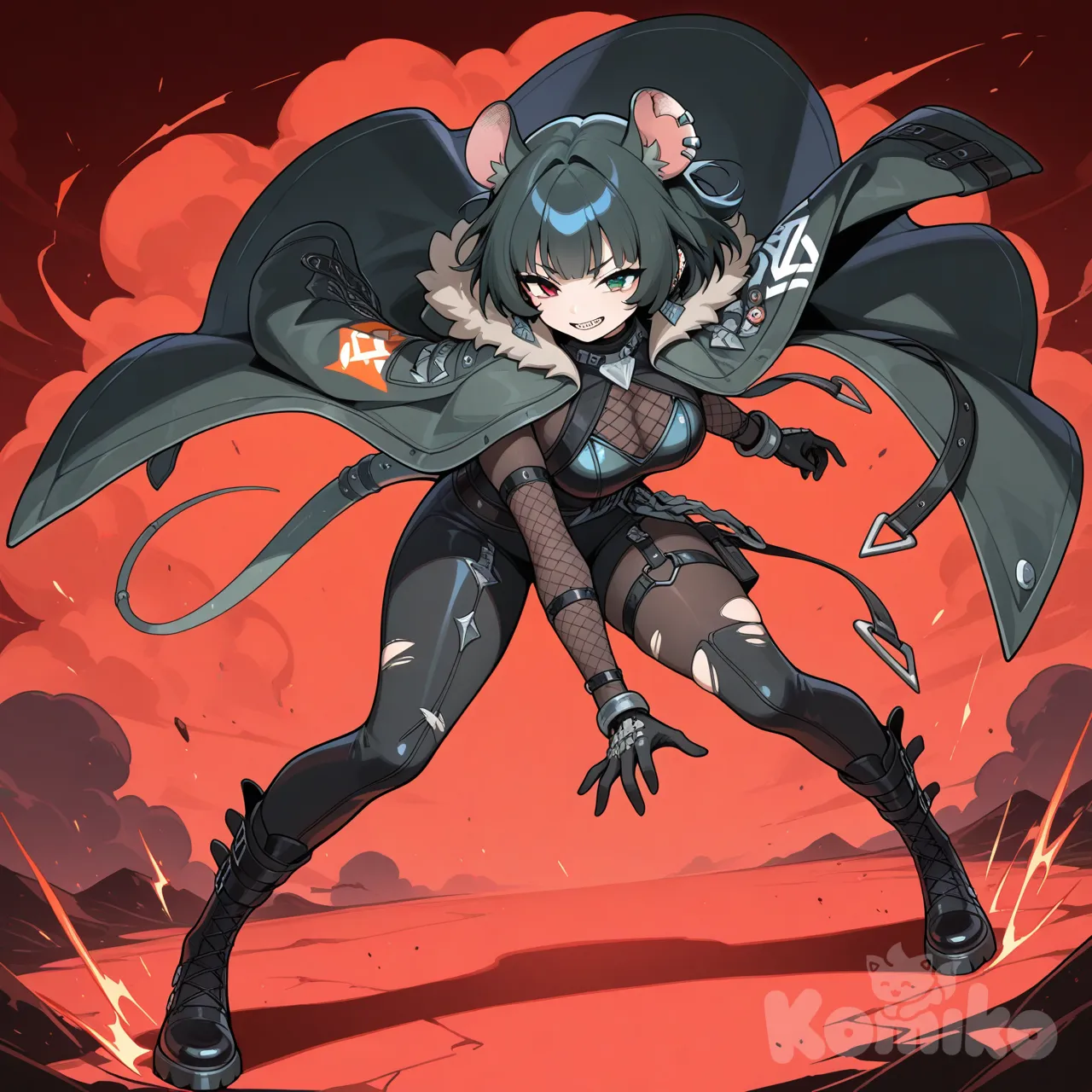 Jane doe, con la ropa de pain original zenles zone Zero jane doe con la ropa de akatsuki