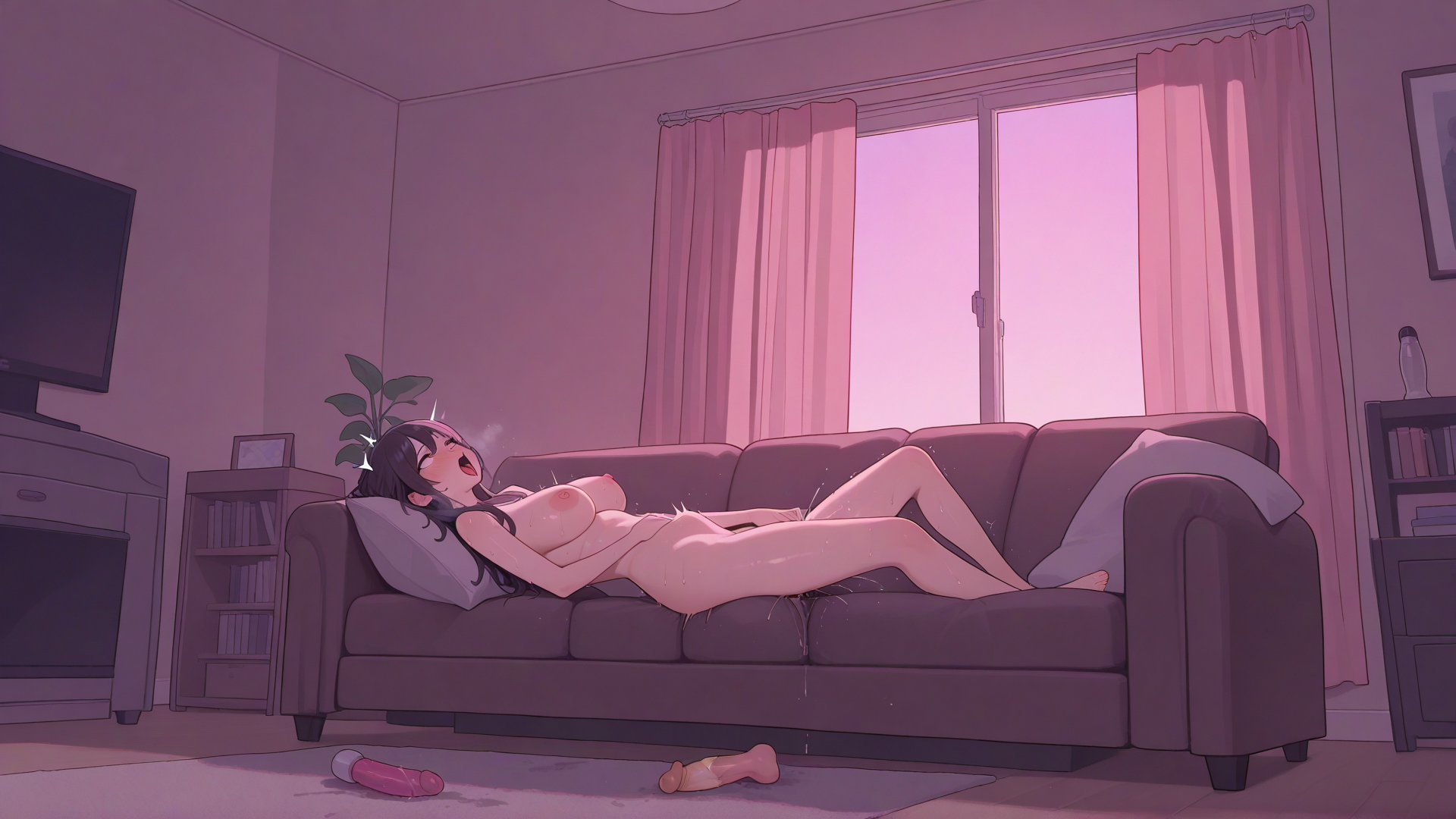 Alone with the pleasure