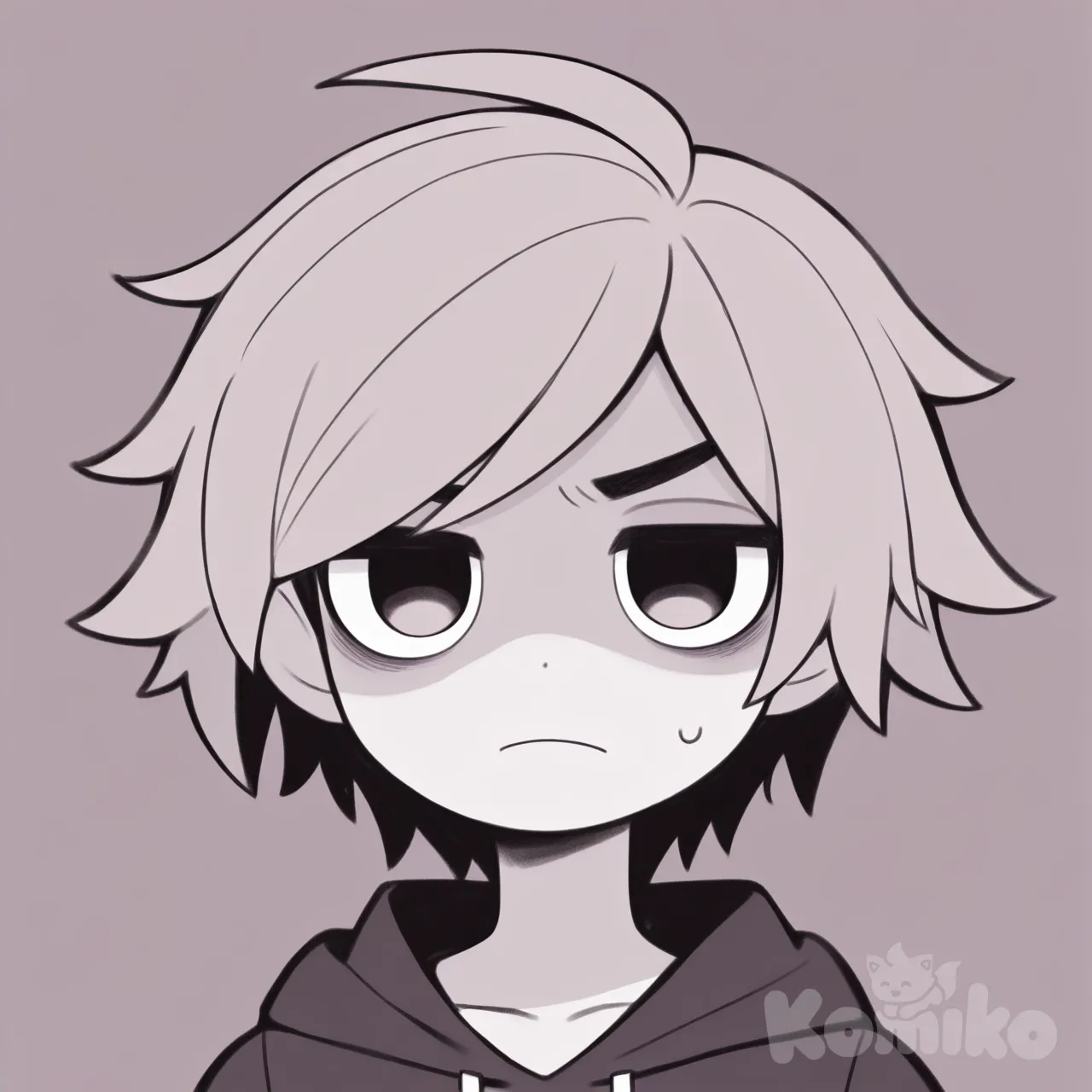 @Kaminari_Denki, [pop-toon-style], looking at viewer, headshot, front profile photo